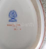 Herendi Cubash mintás tojás alakú bonbonier. Jelzett, minimális kopással, h: 14 cm