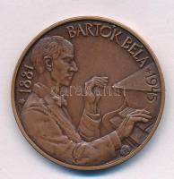 Tóth Sándor (1933-2019) 1981. &quot;Bartók Béla 1881-1945 / MÉE Szeged&quot; kétoldalas bronz emlékérem (42,5mm) T:UNC Adamo SG5