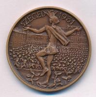 Tóth Sándor (1933-2019) 1981. "Bartók Béla 1881-1945 / MÉE Szeged" kétoldalas bronz emléké...