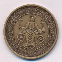 Fritz Mihály (1947-) 1983. "800 éves Szeged / MÉE Szeged" kétoldalas, bronz emlékérem (42,...