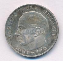 1961. 25Ft Ag Bartók Béla T:AU,XF (eredetileg P) patina Adamo EM12