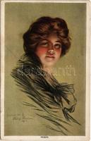 Peggy / Lady art postcard. Reinthal &amp; Newman s: Philip Boileau (EK)