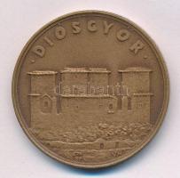 Varga Miklós (1928-2018) 1974. "MÉE V. Vándorgyűlése - Miskolc / Diósgyőr" bronz emlékérem...