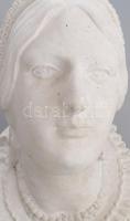Női fej nagyméretű épületdísz. Műkő, kopásokkal, 40x38x28 cm /// KIZÁRÓLAG SZEMÉLYES ÁTVÉTEL, NEM PO...