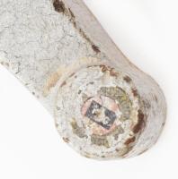 Antik Hartl-korong. Vas, m: 42,5 cm