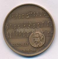 Képíró Zoltán (1944-1981) 1980. "MÉE X. Vándorgyűlése - Keszthely / Goldmark Károly" bronz...