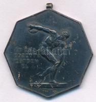 1903. "Kassai Atletikai Club 1903 / Ép ész edzett testben él" jelzett Ag sport emlékérem f...