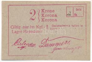 Hajmáskér / Hadifogolytábor 1914. 2K, 1. kiadás T:AU / Hungary / Hajmáskér / POW Camp 1914. 2 Korona, 1st issue C:AU Adamo HHH-1.2