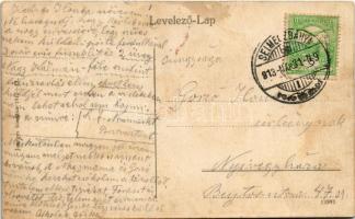 1913 Selmecbánya, Schemnitz, Banská Stiavnica; Óvár és Kálvária. Joerges 1912-13. / castle and calva...