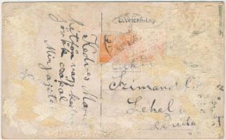 1923 Hévíz, Kraicsovits szálloda terasza, szamárháton ülő kisfiú (Rb)