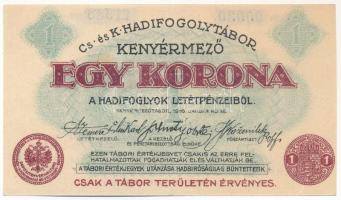 Kenyérmező / Hadifogolytábor 1916. január 15. 1K arab sorozat- és sorszámmal T:F Adamo HHK-1.6