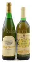 1998 Hétszőlő Tokaji Hárslevélő, pincében szakszerűen tárolt bontatlan palack félédes fehérbor, 11,5%, 0,75l. + 2001 Tokaji furmint, pincében szakszerűen tárolt bontatlan palack félédes fehérbor, 11%, 0,75l