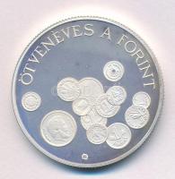 1996. 2000Ft Ag &quot;Ötvenéves a Forint&quot; T:UNC (eredetileg PP)  Adamo EM144