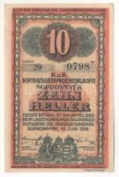 Sopronnyék / hadifogolytábor 1916. június 16. 10f arab sorozat- és sorszám T:XF Adamo HHP-1.2