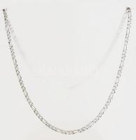 Ezüst(Ag) figaro nyaklánc, jelzett, h: 55 cm, nettó: 10,3 g