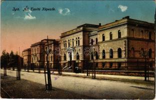 1915 Igló, Zipser Neudorf, Spisská Nová Ves; Állami tanító képezde. Stein Henrik kiadása / teachers training institute (EB)