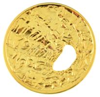 1992. "1956-os forradalom" aranyozott emlékérem (42,5mm) T:UNC