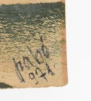 Szabó-M. László (1946-): Illusztráció Dobos László "Ágnes elvesztése" c. verséhez, 1971. V...