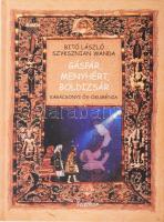 Bitó László - Szyksznian Wanda: Gáspár, Menyhért, Boldizsár. Karácsonyi ős-ökuménia. A szerző, Bitó László (1934-2021) író, kutatóorvos és az illusztrátor, Szyksznian Wanda (1948-) grafikus, plakátművész által Mohás Lívia (1928-2024) pszichológus, József Attila-díjas írónak DEDIKÁLT példány. Pécs, 2006, Jelenkor. Gazdag képanyaggal illusztrált. Kiadói kartonált papírkötés.