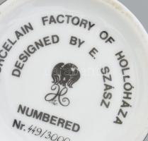 Hollóházi Szász Endre Forma-1 Váza (1986 First Hungarian Grand Prix Hungaroring) Gyűjtői darab!!! m:...