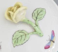 Herendi fácán mintás cukordoboz. Kézzel festett, jelzett, hibátlan d: 12 cm