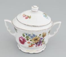 Zsolnay cukordoboz Matricás, jelzett, hibátlan m: 12 cm