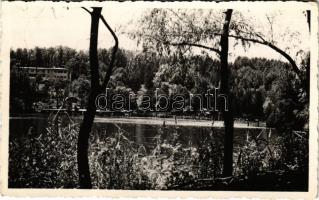 1941 Szováta, Sovata; Medve-tó. Körtesi K. fényképész felvétele és kiadása / Lacul Ursu / lake (EK)