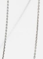 Ezüst(Ag) 2 db vékony anker nyaklánc, h: 45 és 46 cm, nettó: 3,2 g