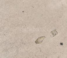 Ezüst(Ag) cifarettatárca, jelzett, 8,5×5 cm, nettó: 71,1 g