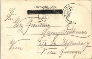 Királyhida, Bruckújfalu Tábor, Brucker Lager, Bruckneudorf; Gruss aus dem Graf Harrach'schen Wa...