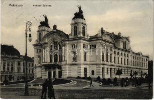 1911 Kolozsvár, Cluj; Nemzeti színház. Bernát kiadása / theatre (EB)