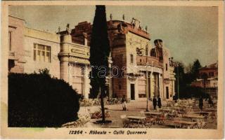 1933 Abbazia, Opatija; Caffé Quarnero / cafe (Rb)