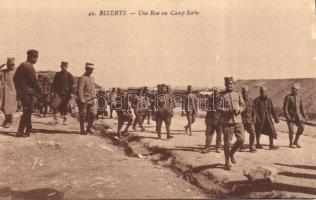 Bizerte, Une Rue au Camp Serbe / Serbian military camp