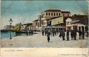 Samos, Quai de Vathy / quay. C. Hadjigeorgiou (fl)