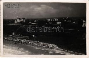 1937 Eforie, Carmen Sylva, Carmen Silva; Vedere din avion / beach, aerial view (fl)