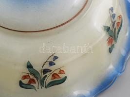 Régi lámpabúra, Kézzel festett, hibátlan 24 cm