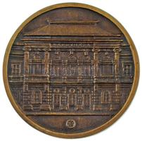 Szabó Imrefia Béla (1952- ) DN "Szolnok Megyei Jogú Város" kétoldalas, öntött bronz plaket...