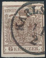 1850 6kr HP III kis lemezhibával &quot;KARLS(TADT)&quot;