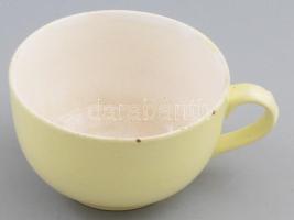 Gránit retro bögre, jelzett, kopással, m: 6 cm