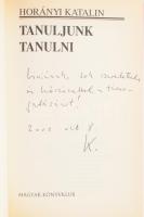 Horányi Katalin: Tanuljunk tanulni. A szerző, Horányi Katalin (1947-) által Mohás Lívia (1928-2024) ...