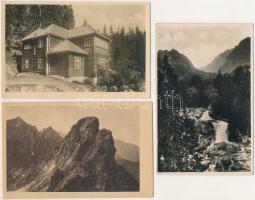 27 db RÉGI és MODERN Magas Tátra képeslap / 27 pre-1945 and modern Vysoké Tatry postcards (High Tatr...
