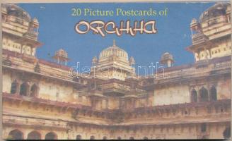 ORCHHA - modern indiai képeslapfüzet 18 db képpel / modern India postcard booklet with 18 pictures