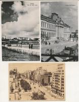 ROMÁNIA - 25 db MODERN város képeslap az 50-es évekből / ROMANIA - 25 modern town-view postcards fro...