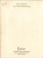 Judy Garland. Foto Metro-Goldwyn-Mayer (gyűrődések / creases)