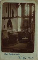 1918 Bártfa, Bardiov, Bardejov; Szent Egyed dóm, templom belső / church interior. photo (EK)