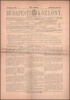 A Magyar Közlöny 1944, májsu 25.-i száma, benne zsidók zár alá vett műtárgyainak számbavétele és meg...