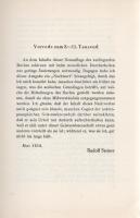 Steiner, Rudolf: 
Wie erlangt man Erkenntnisse der höheren Welten?
[Drezda] Dresden, (1939). Verla...