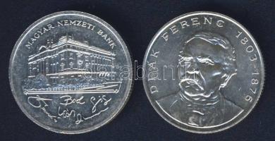 1992-94. 200Ft Ag "MNB" + "Deák" T:BU,2