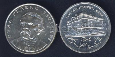 1992-94. 200Ft Ag "MNB" + "Deák" T:BU,2