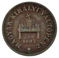 1893KB 1f bronz T:XF,VF 
Adamo K1